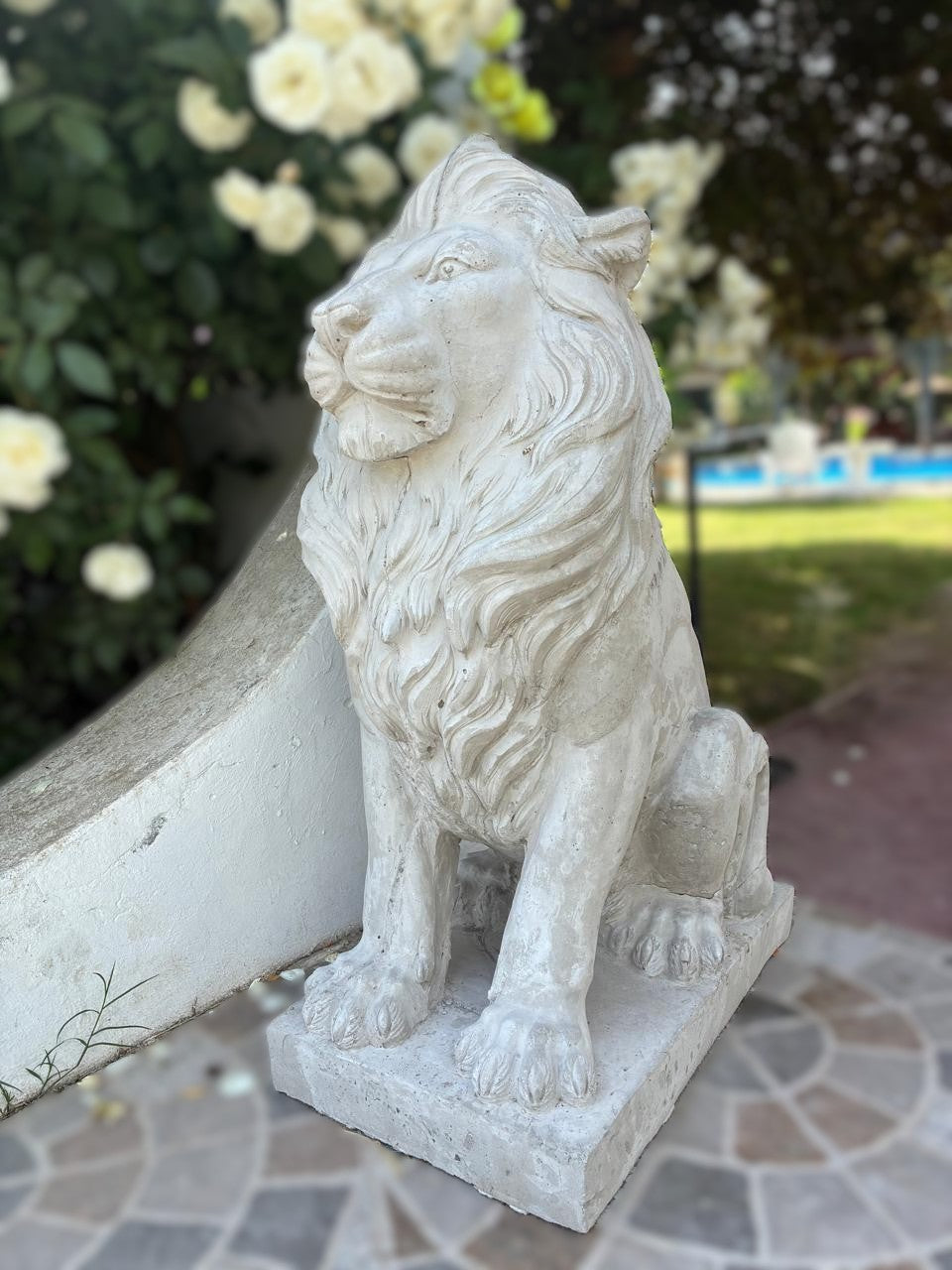 Estatua León Africano