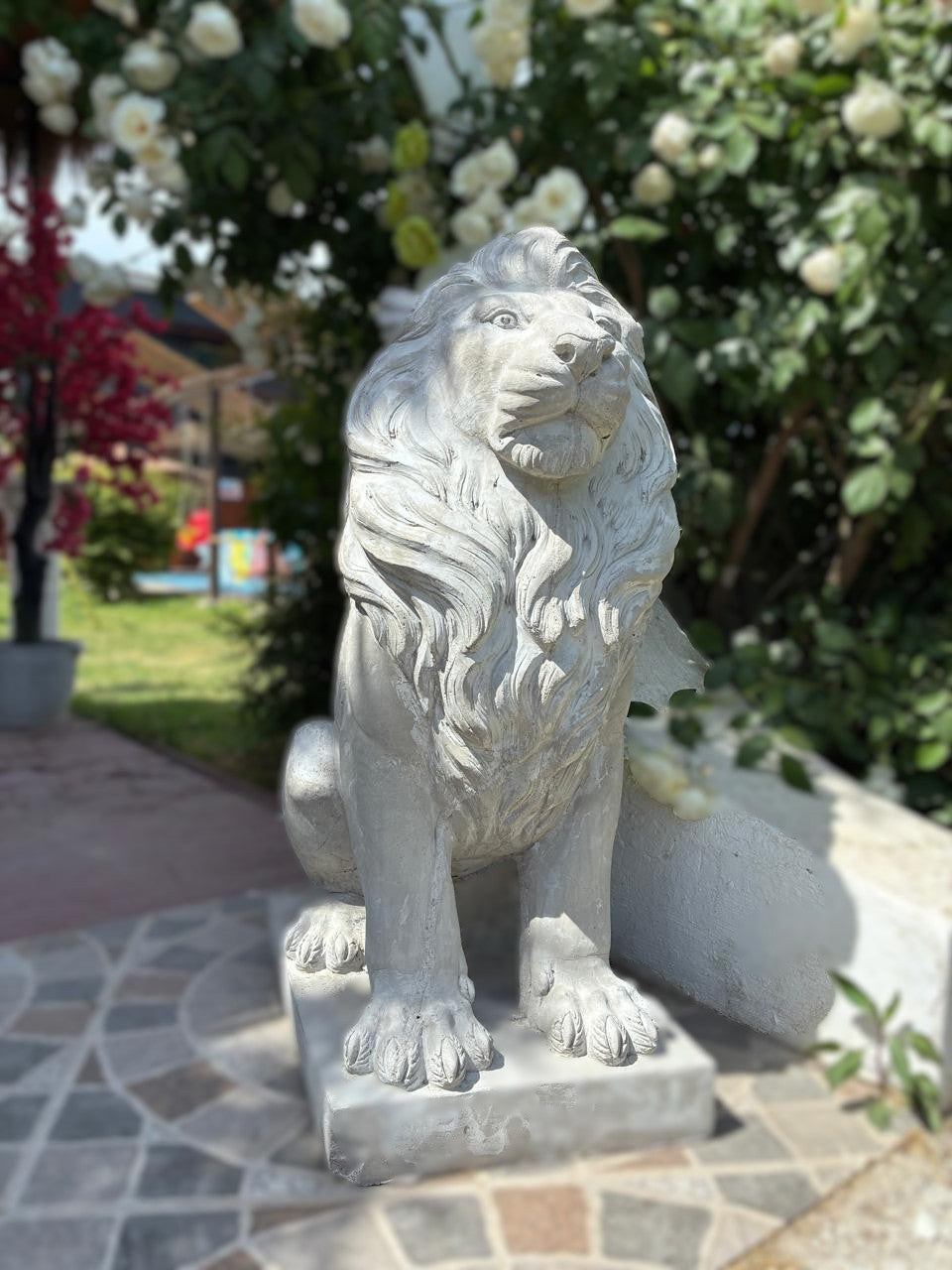 Estatua León Africano